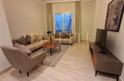 Apartment - 2 - 3 for rent in Lusail Marina Heights - Marina District - Lusail