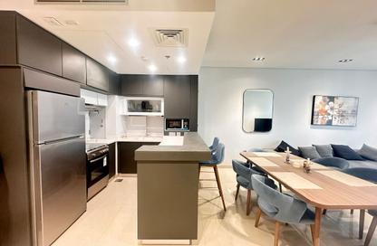 Apartment - 1 Bedroom - 2 Bathrooms for rent in Lusail Marina Heights - Marina District - Lusail