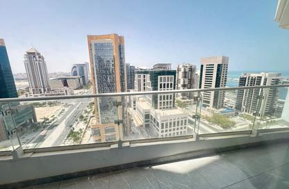 Apartment - 1 Bedroom - 2 Bathrooms for rent in Lusail Marina Heights - Marina District - Lusail Apartment - 1 Bedroom - 2 Bathrooms for rent in Lusail Marina Heights - Marina District - Lusail