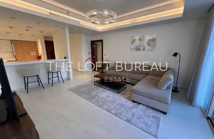 شقة - غرفة نوم - 2 حمامات للايجار في كريستال ريزيدنس - جزيرة جيوان - جزيرة اللؤلؤة - الدوحة