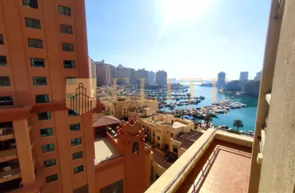 Apartment - 1 Bedroom - 2 Bathrooms for rent in East Porto Drive - Porto Arabia - The Pearl Island - Doha