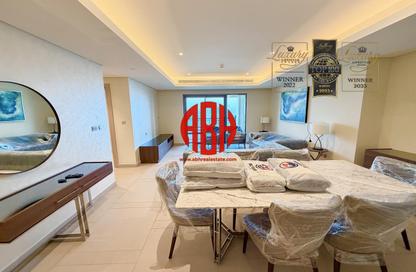 Apartment - 3 Bedrooms - 5 Bathrooms for rent in Abraj Bay - Abraj Quartiers - The Pearl Island - Doha