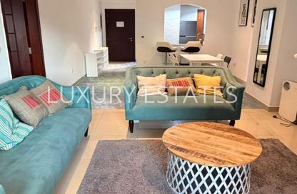 Apartment - 1 Bedroom - 2 Bathrooms for rent in East Porto Drive - Porto Arabia - The Pearl Island - Doha