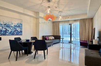 شقة - غرفة نوم - 2 حمامات للايجار في برج داماك ووترفرونت - القسم السكني - الواجهة المائية - الوسيل