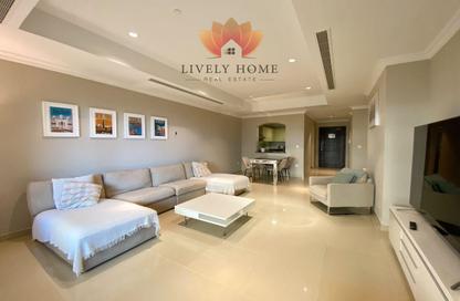 Apartment - 1 - 2 for rent in West Porto Drive - Porto Arabia - The Pearl Island - Doha