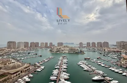 Apartment - Studio - 1 Bathroom for rent in East Porto Drive - Porto Arabia - The Pearl Island - Doha