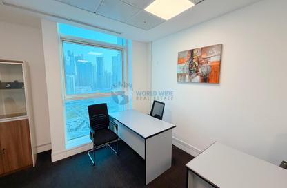 Office Space - Studio - 4 Bathrooms for rent in Al Jazeera Tower - West Bay - West Bay - Doha