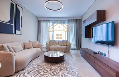 Apartment - 2 Bedrooms - 4 Bathrooms for rent in Lusail Marina Heights - Marina District - Lusail