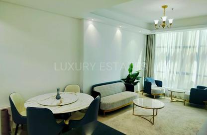 Apartment - 2 - 3 for rent in Lusail Marina Heights - Marina District - Lusail