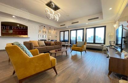 Apartment - 3 Bedrooms - 3 Bathrooms for rent in East Porto Drive - Porto Arabia - The Pearl Island - Doha