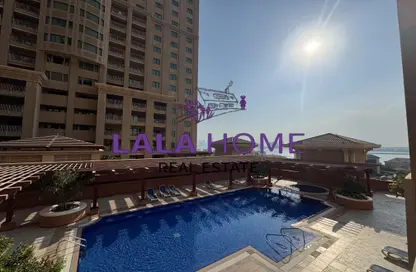 شقة - غرفة نوم - 2 حمامات للايجار في طريق بورتو الغربي - بورتو أرابيا - جزيرة اللؤلؤة - الدوحة