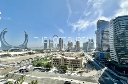 شقة - غرفة نوم - 2 حمامات للايجار في مرتفعات مارينا لوسيل - منطقة المارينا - الوسيل