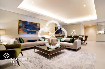 Apartment - 3 Bedrooms - 5 Bathrooms for rent in Abraj Bay - Abraj Quartiers - The Pearl Island - Doha