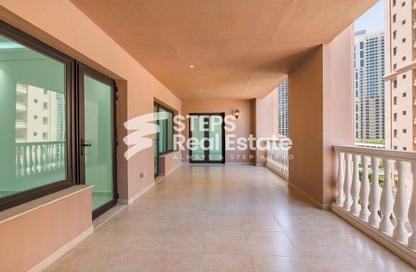 Apartment - 2 Bedrooms - 3 Bathrooms for rent in West Porto Drive - Porto Arabia - The Pearl Island - Doha
