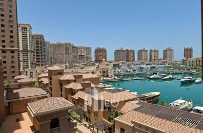 Apartment - 1 Bedroom - 2 Bathrooms for rent in East Porto Drive - Porto Arabia - The Pearl Island - Doha