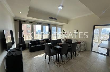 Apartment - 2 Bedrooms - 2 Bathrooms for rent in West Porto Drive - Porto Arabia - The Pearl Island - Doha Apartment - 2 Bedrooms - 2 Bathrooms for rent in West Porto Drive - Porto Arabia - The Pearl Island - Doha