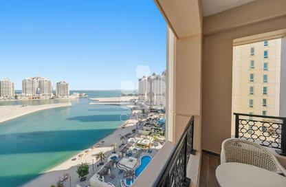 Apartment - 1 - 2 for rent in Tower 9 - Viva Bahriyah - The Pearl Island - Doha