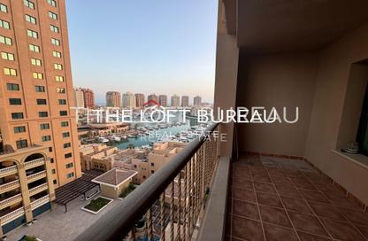 Apartment - 1 Bedroom - 2 Bathrooms for rent in West Porto Drive - Porto Arabia - The Pearl Island - Doha
