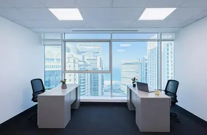 Office Space - Studio - 4 Bathrooms for rent in Al Jazeera Tower - West Bay - West Bay - Doha