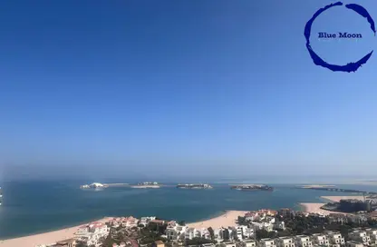 (بنتهاوس  (روف - 3 غرف نوم - 4 حمامات للايجار في فيفا غرب - فيفا بحرية - جزيرة اللؤلؤة - الدوحة