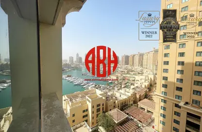 Apartment - 1 Bedroom - 2 Bathrooms for rent in East Porto Drive - Porto Arabia - The Pearl Island - Doha