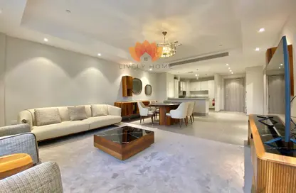 Apartment - 2 Bedrooms - 2 Bathrooms for rent in Lusail Marina Heights - Marina District - Lusail