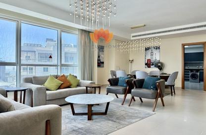 شقة - 2 غرف نوم - 4 حمامات للايجار في مرتفعات مارينا لوسيل - منطقة المارينا - الوسيل شقة - 2 غرف نوم - 4 حمامات للايجار في مرتفعات مارينا لوسيل - منطقة المارينا - الوسيل