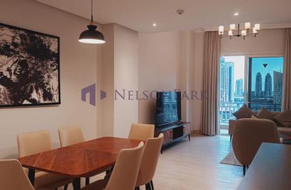 Apartment - 2 Bedrooms - 3 Bathrooms for rent in Lusail Marina Heights - Marina District - Lusail