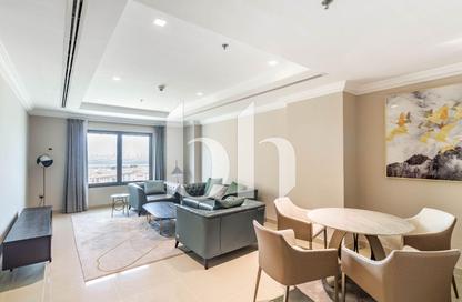 Apartment - 1 Bedroom - 2 Bathrooms for rent in West Porto Drive - Porto Arabia - The Pearl Island - Doha Apartment - 1 Bedroom - 2 Bathrooms for rent in West Porto Drive - Porto Arabia - The Pearl Island - Doha