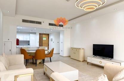 Apartment - 1 Bedroom - 1 Bathroom for rent in C View Residence - Marina District - Lusail