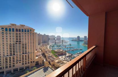 Apartment - 1 Bedroom - 1 Bathroom for rent in East Porto Drive - Porto Arabia - The Pearl Island - Doha