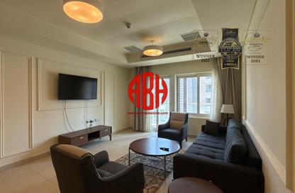 Apartment - 2 - 3 for rent in Lusail Marina Heights - Marina District - Lusail