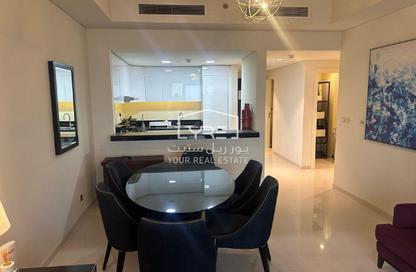 Apartment - 3 - 4 for rent in Lusail Marina Heights - Marina District - Lusail