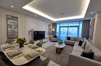 Apartment - 2 Bedrooms - 3 Bathrooms for rent in Lusail Marina Heights - Marina District - Lusail Apartment - 2 Bedrooms - 3 Bathrooms for rent in Lusail Marina Heights - Marina District - Lusail