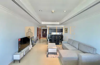 شقق فندقية - 1 حمام للايجار في طريق بورتو الشرقي - بورتو أرابيا - جزيرة اللؤلؤة - الدوحة