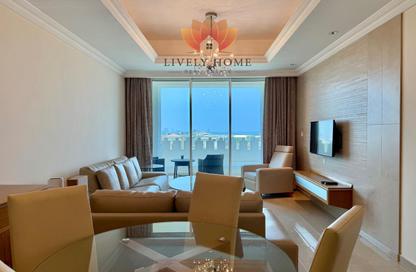 Apartment - 1 - 2 for rent in Viva West - Viva Bahriyah - The Pearl Island - Doha