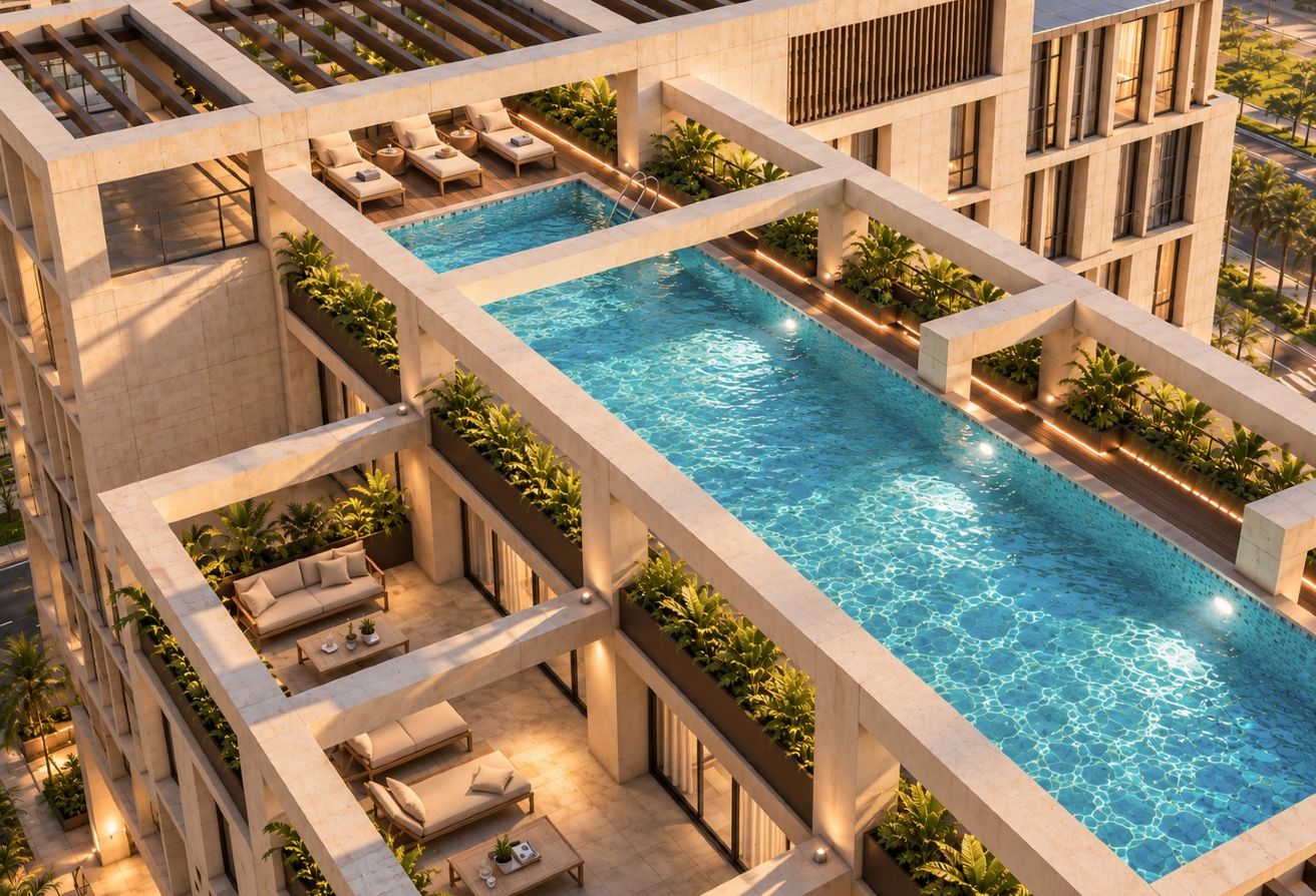 Modern Lusail Apartments Steps From the Tram