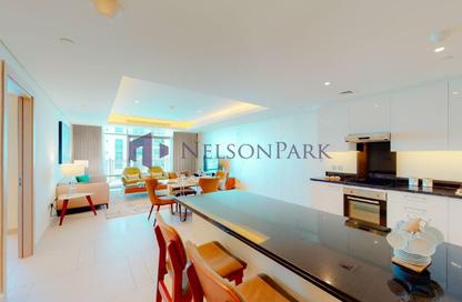 Apartment - 1 Bedroom - 2 Bathrooms for rent in Abraj Bay - Abraj Quartiers - The Pearl Island - Doha