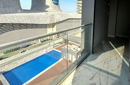 Apartment - 2 Bedrooms - 3 Bathrooms for rent in Lusail Marina Heights - Marina District - Lusail