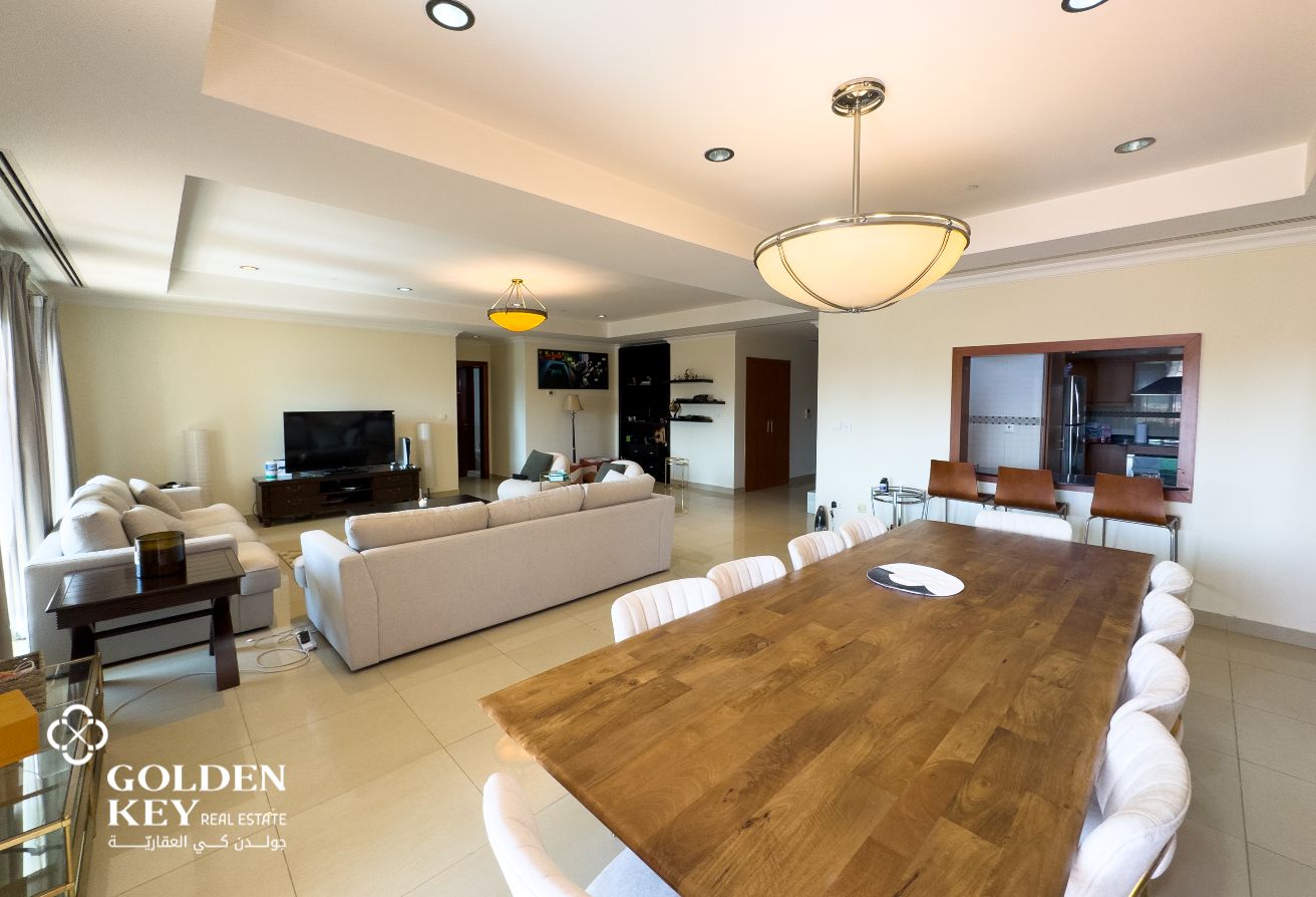 Marina View | Furnished 2BR w/ Balcony | The Pearl