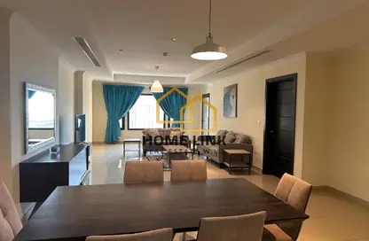 شقة - غرفة نوم - 2 حمامات للايجار في طريق بورتو الشرقي - بورتو أرابيا - جزيرة اللؤلؤة - الدوحة