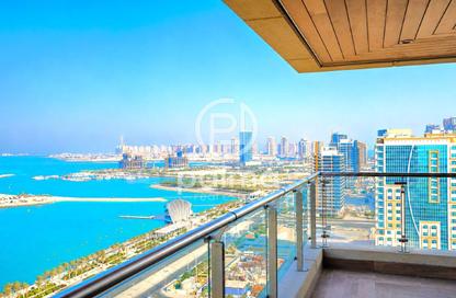 Apartment - 2 Bedrooms - 4 Bathrooms for rent in Lusail Residence - Marina District - Lusail