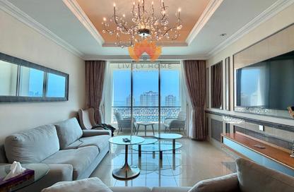 Apartment - 3 - 4 for rent in Viva West - Viva Bahriyah - The Pearl Island - Doha