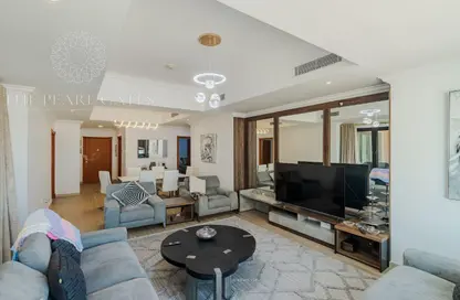 شقة - غرفة نوم - 2 حمامات للايجار في طريق بورتو الغربي - بورتو أرابيا - جزيرة اللؤلؤة - الدوحة