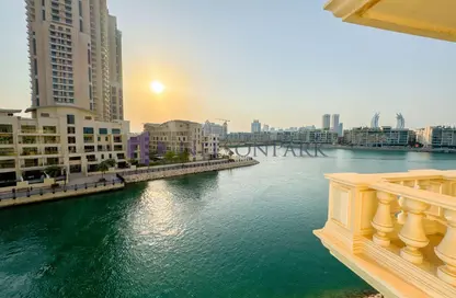 Apartment - 3 Bedrooms - 4 Bathrooms for rent in Mercato - Qanat Quartier - The Pearl Island - Doha