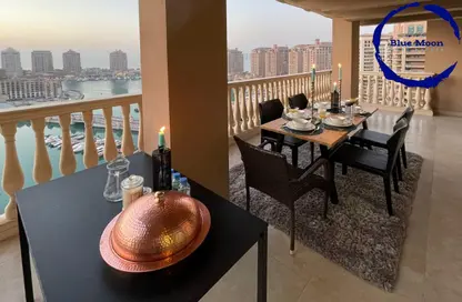 Apartment - 3 Bedrooms - 4 Bathrooms for rent in East Porto Drive - Porto Arabia - The Pearl Island - Doha