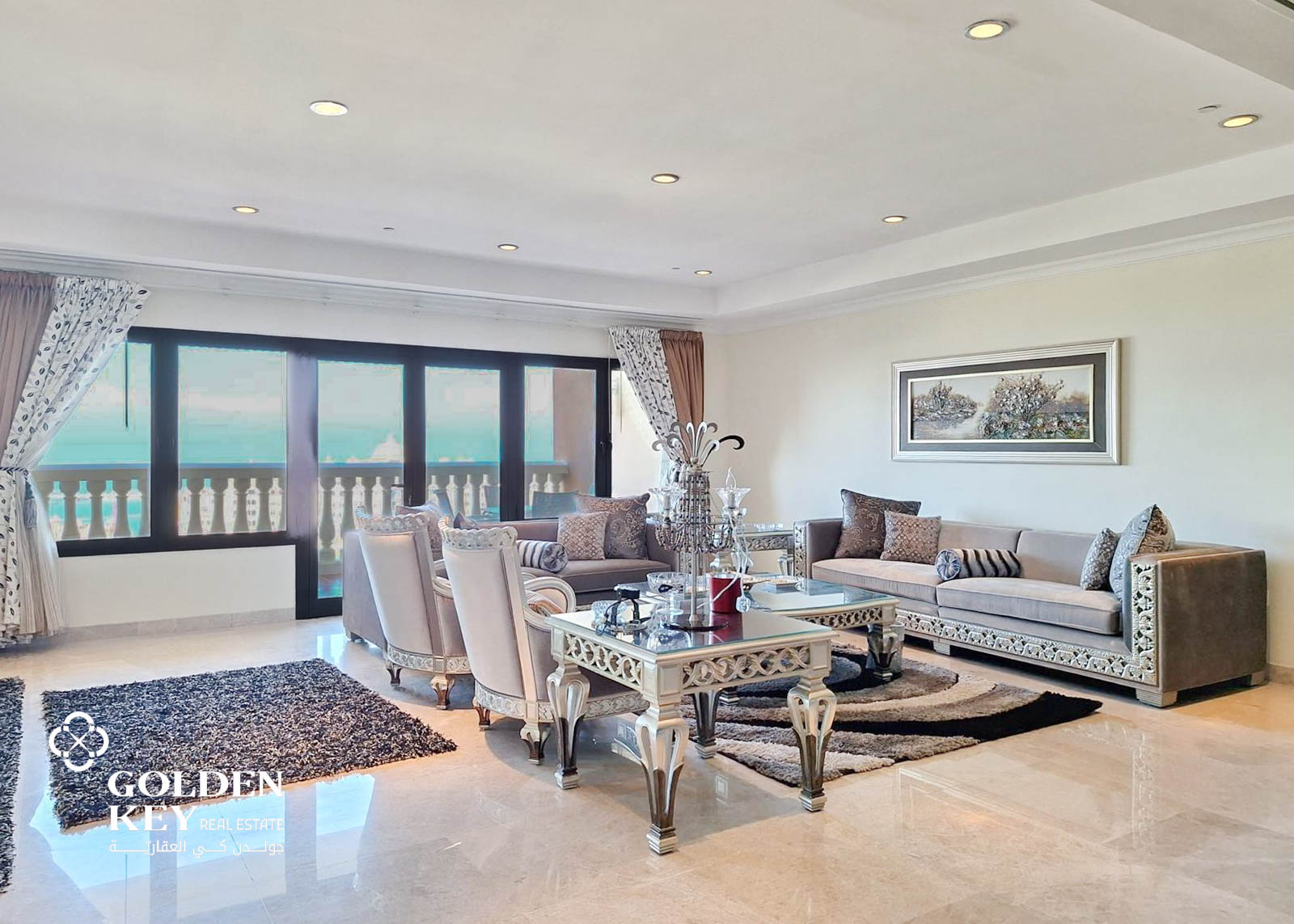 Full Sea View |Furnished 3 Bedroom in Porto Arabia