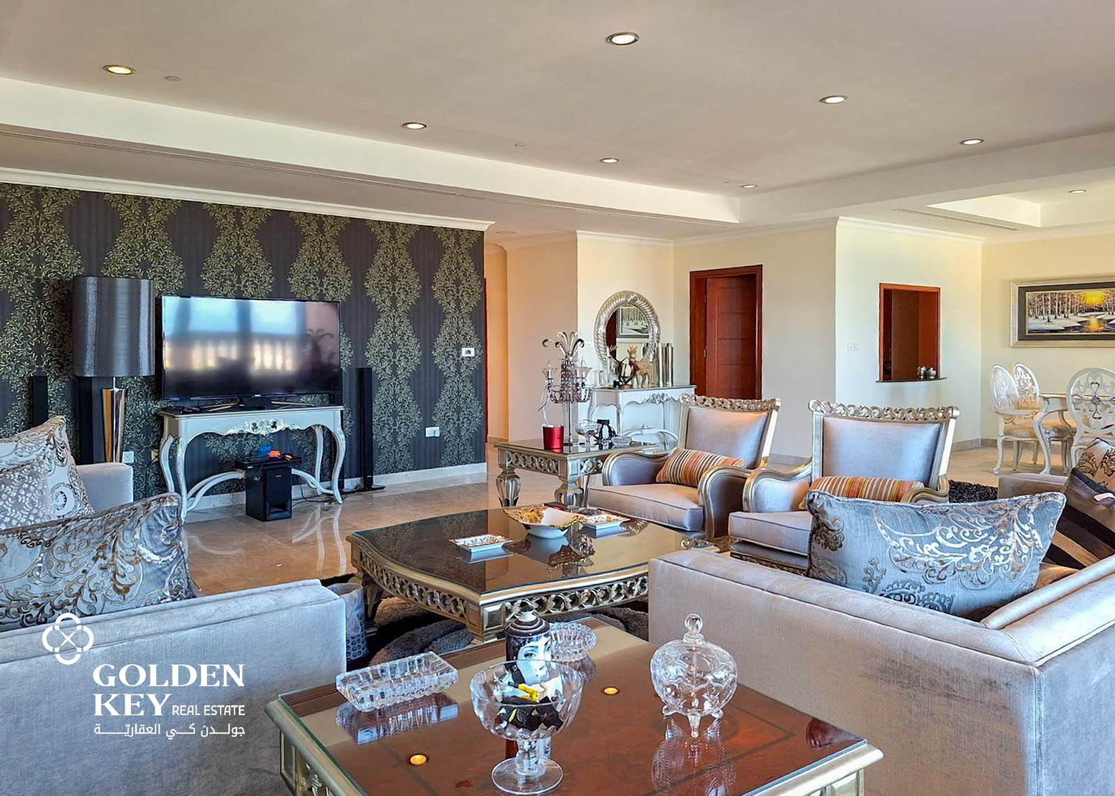 Full Sea View |Furnished 3 Bedroom in Porto Arabia