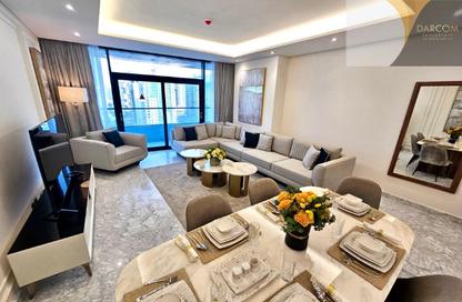 Apartment - 2 Bedrooms - 3 Bathrooms for rent in Lusail Marina Heights - Marina District - Lusail