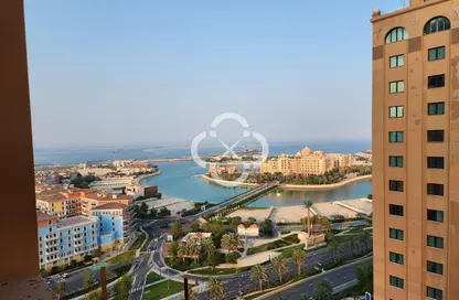 شقة - غرفة نوم - 2 حمامات للايجار في طريق بورتو الشرقي - بورتو أرابيا - جزيرة اللؤلؤة - الدوحة